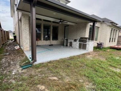 Home Outdoor Kitchen Installation Project