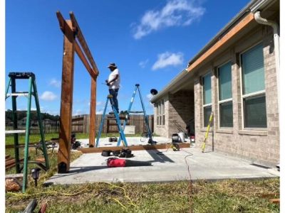 New Pergola Installation Project