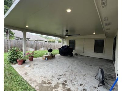 Outdoor Patio Cover Installation Project